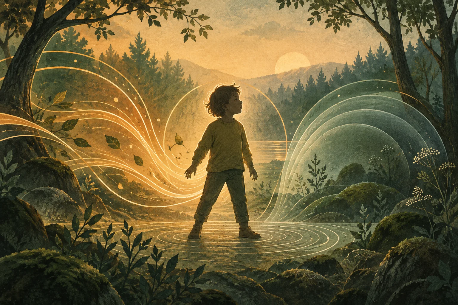 Symboliczna ilustracja reakcji obronnych dziecka